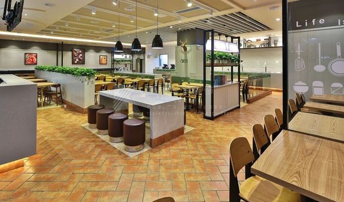 如何設(shè)計簡約式快餐店