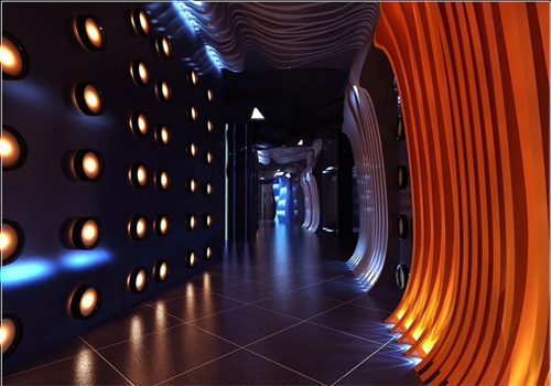 ktv裝修根據(jù)效果圖施工