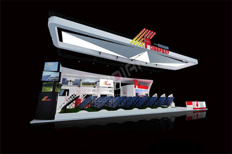 特裝展臺展覽設(shè)計公司助力保威能源成都國際太陽能光伏及儲能技術(shù)展覽會PV chengdu廣州廣交會展臺搭建商